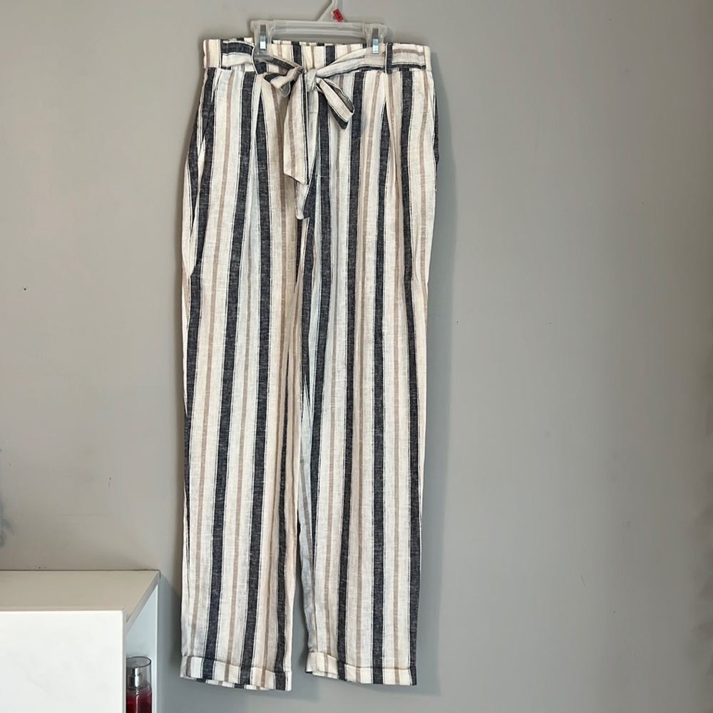 Stripped pants.